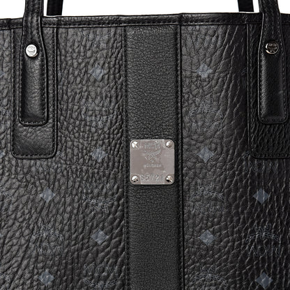 MCM Visetos Large Liz Reversible Shopper Tote Black 10 of 18
