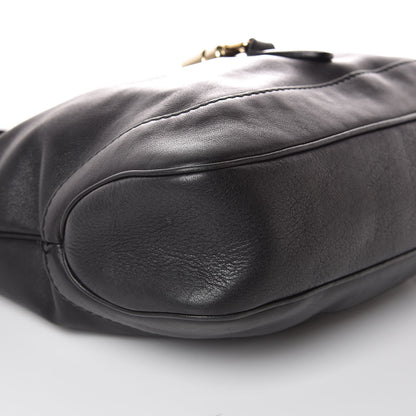 Gucci Calfskin Medium New Jackie Shoulder Bag Black 18 of 19