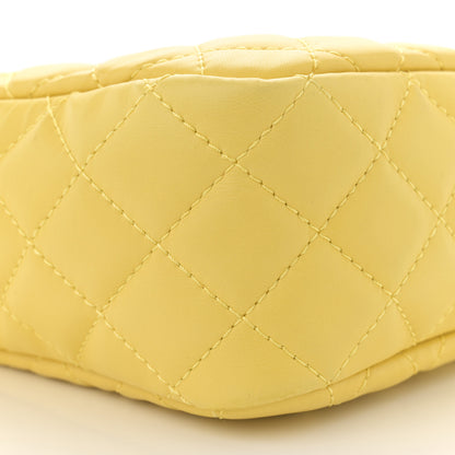 Chanel Calfskin Quilted Reissue Medium Camera Case  Yellow 9 of 15