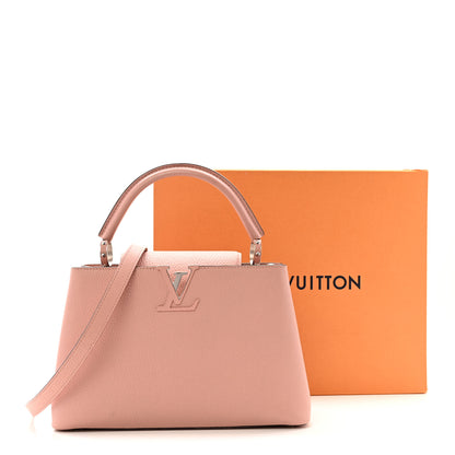 Louis Vuitton Taurillon Capucines PM Magnolia 12 of 12