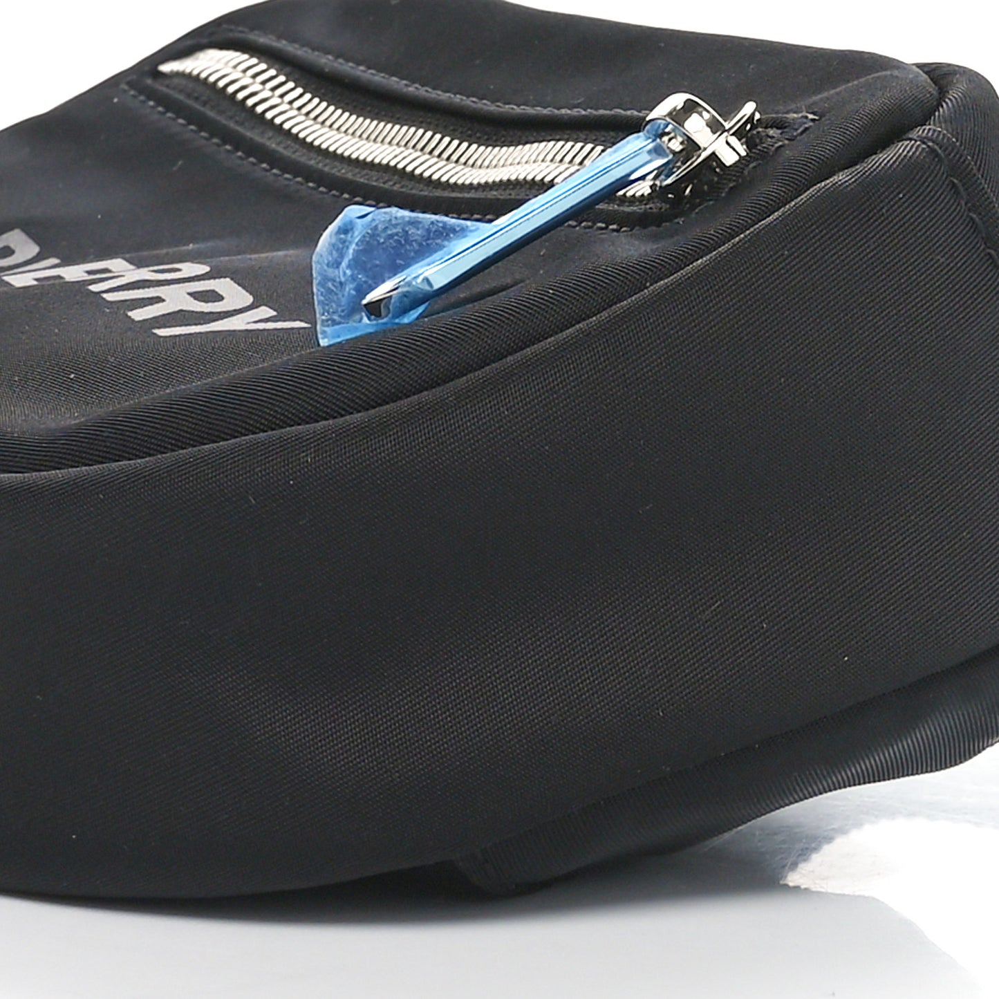 Econyl Logo Print Small Cannon Bum Bag Black