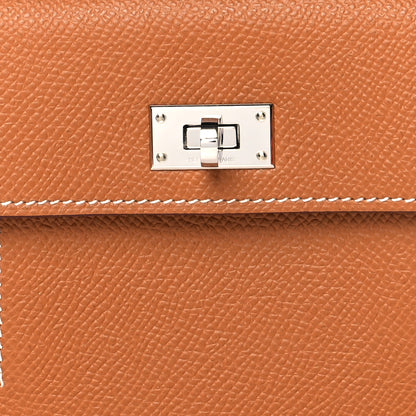 Hermes Epsom Kelly Pocket Compact Wallet Gold 8 of 8