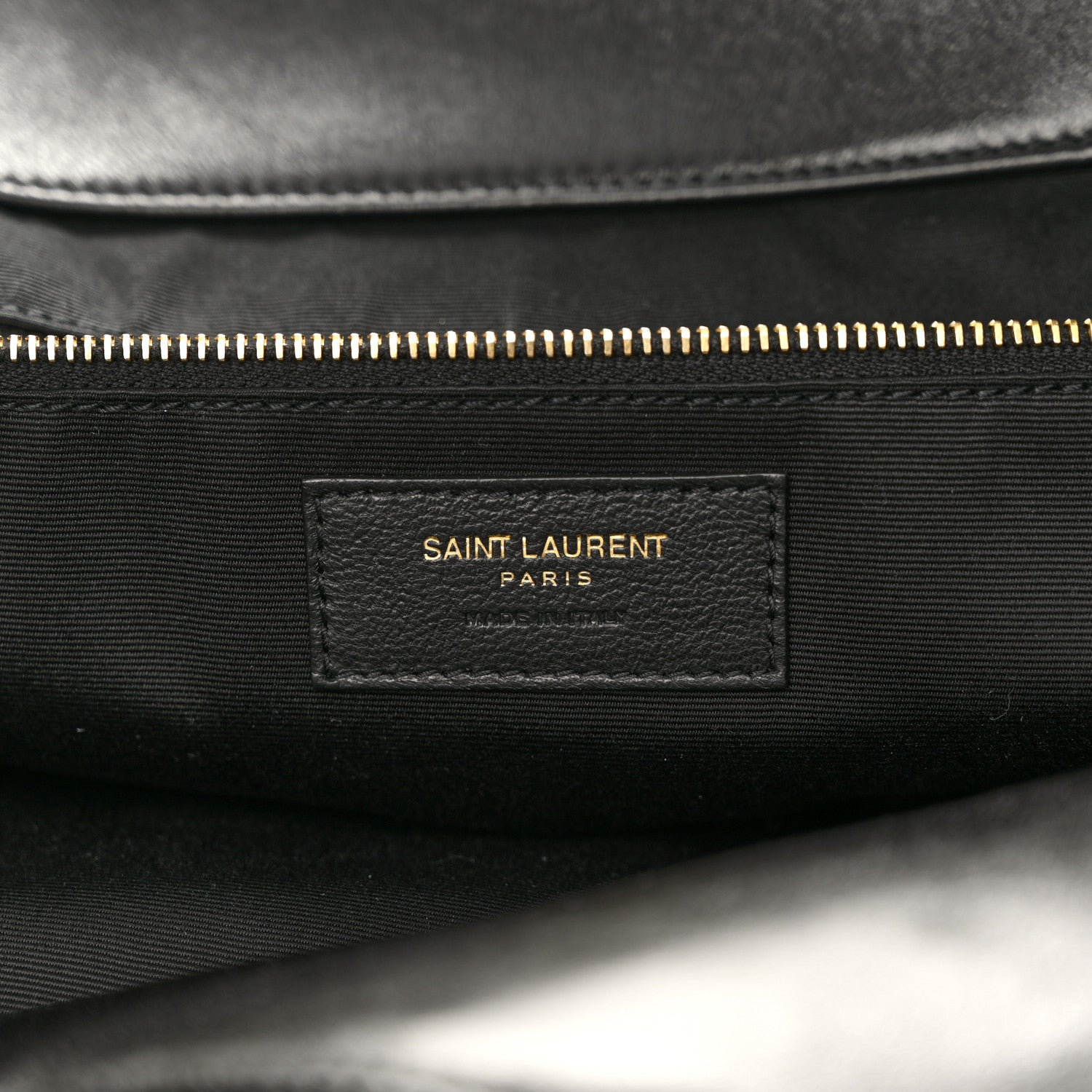 Saint Laurent Lambskin Quilted Maxi Icare Shopping Tote Black 7 of 10