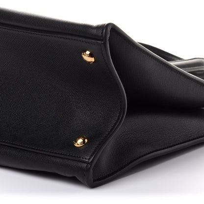 Prada Saffiano Soft Tote Black 10 of 11