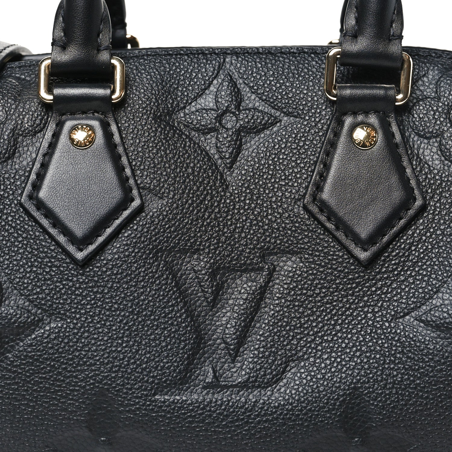 Louis Vuitton Empreinte Monogram Giant Speedy Bandouliere 20 Black 6 of 9