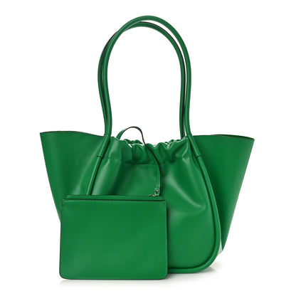 Proenza Schouler Calfskin XL Ruched Tote Green 1 of 9
