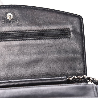 Chanel Caviar Timeless CC Wallet On Chain WOC Black 8 of 18