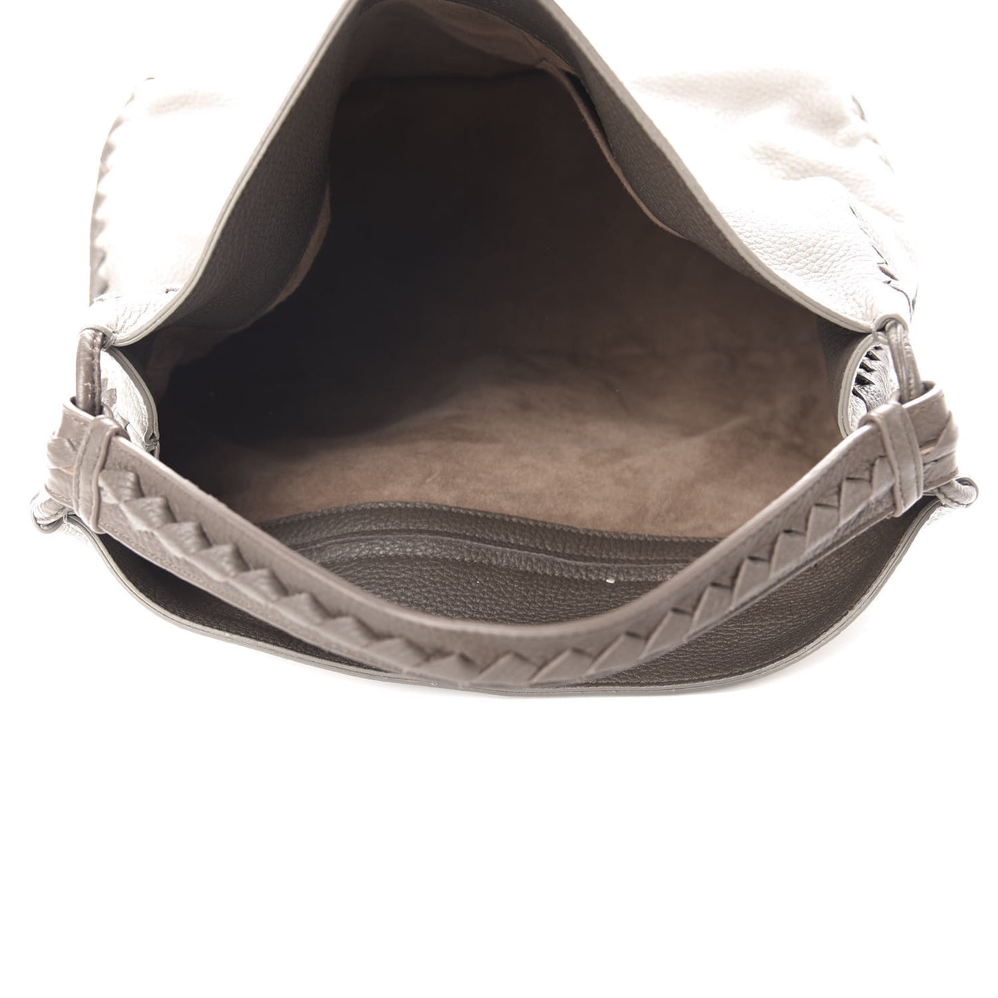 Cervo Lavato Deerskin Hobo Dark Cement New Steel