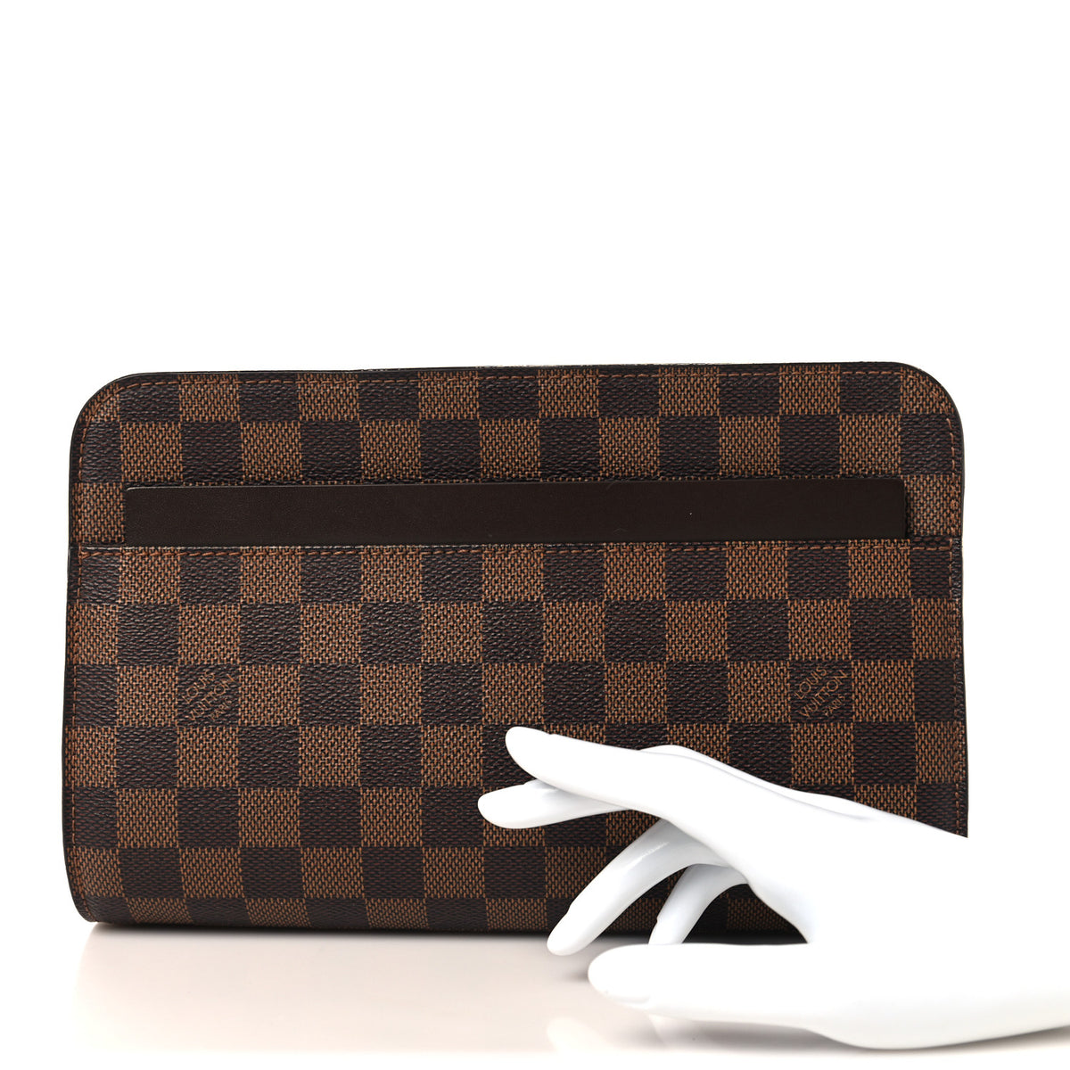 Louis Vuitton Damier Ebene Pochette Saint Louis Clutch 2 of 6