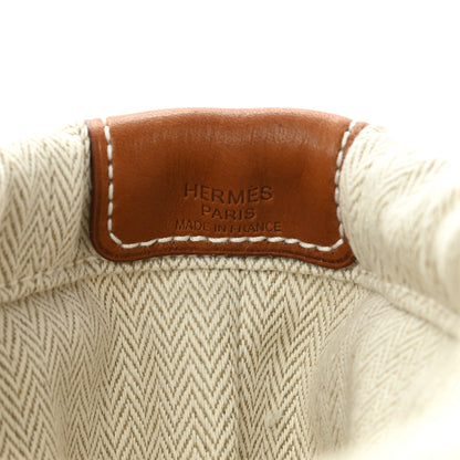 Hermes Canvas Barenia Fourbi 20 PM Pouch Naturel Fauve 7 of 11