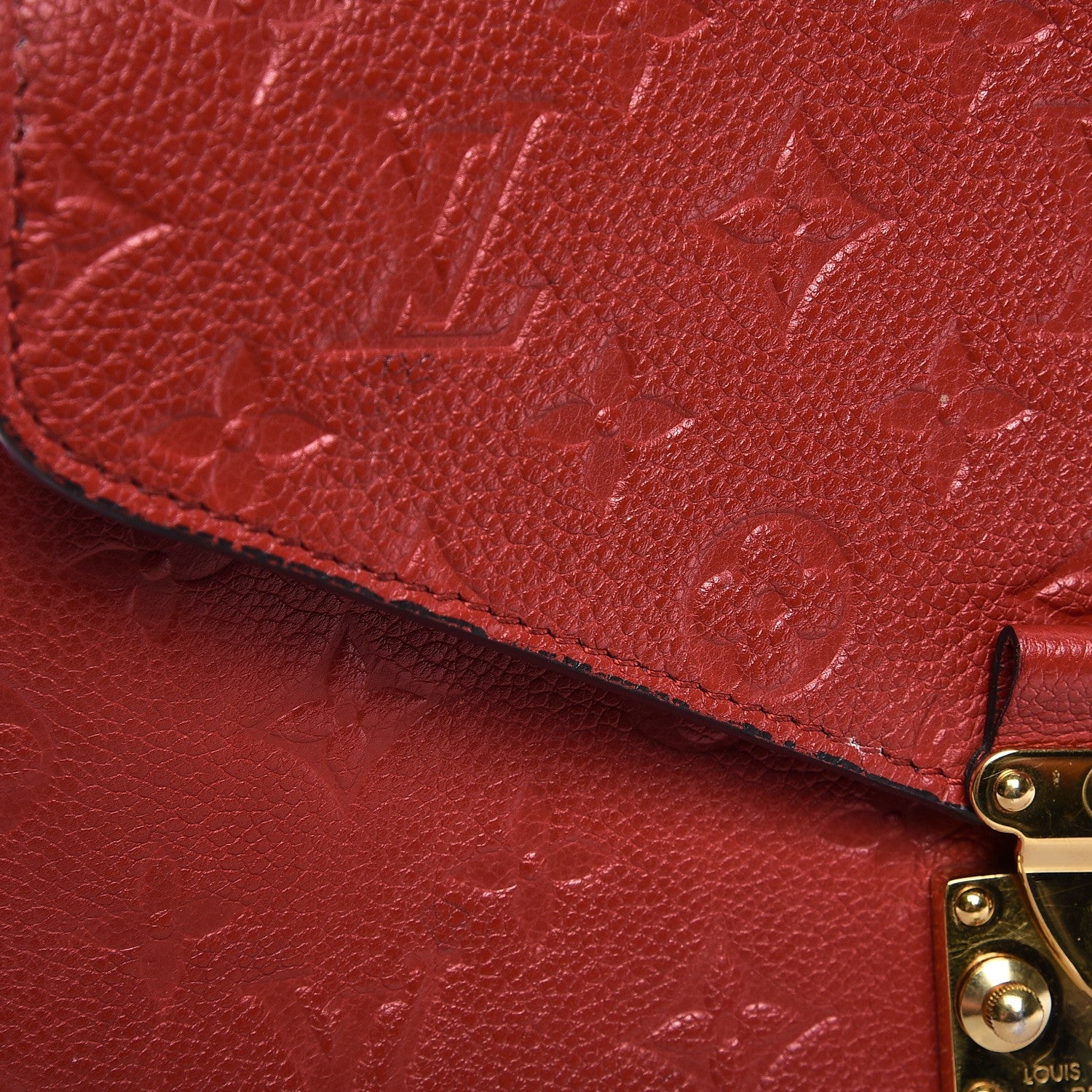 Louis Vuitton Empreinte Pochette Metis Scarlet 8 of 9