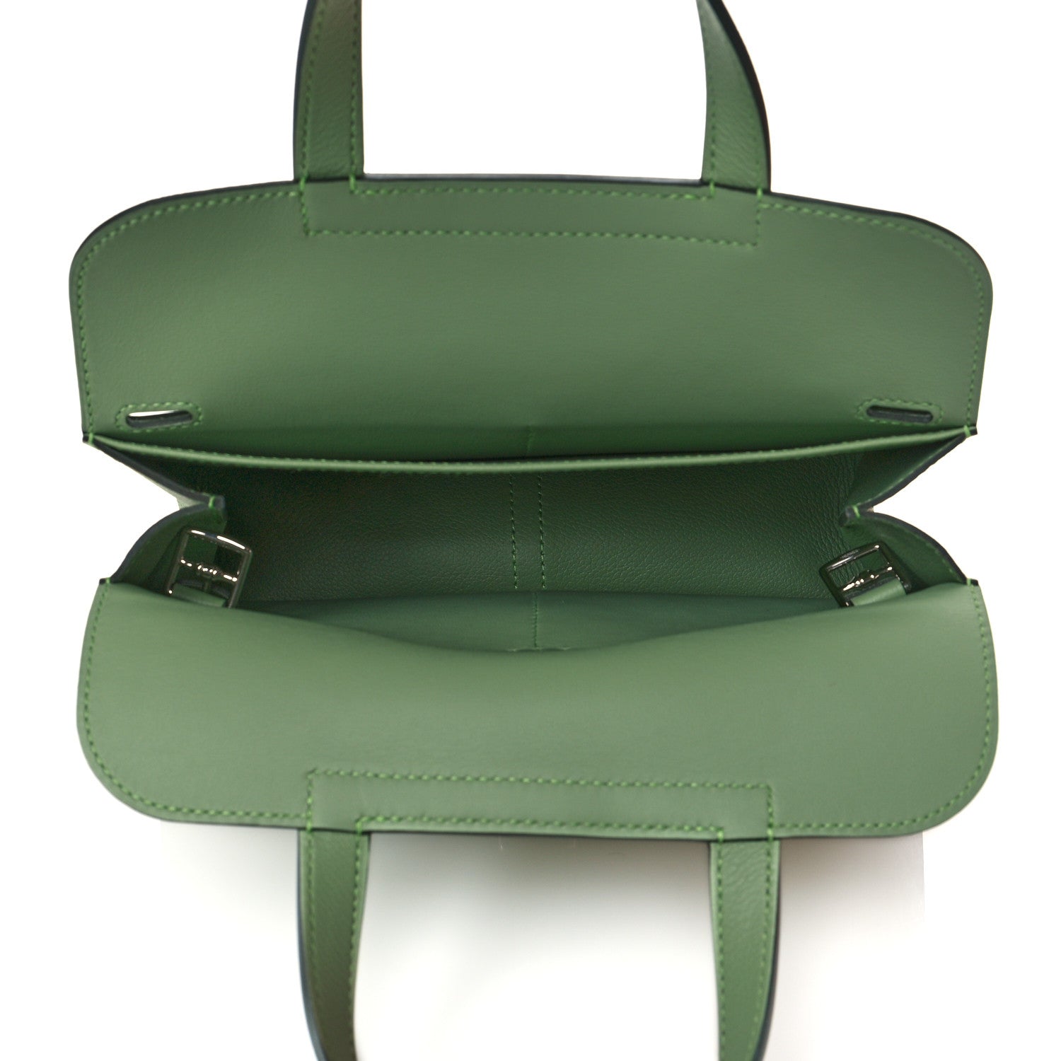 Hermes Evercolor Halzan 25 Vert Criquet 5 of 11