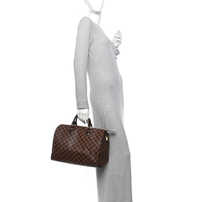 Louis Vuitton Damier Ebene Speedy 35 2 of 10