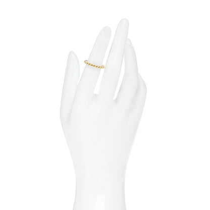 Tiffany 18K Yellow Gold Narrow Twist Ring 48 4.5 2 of 4