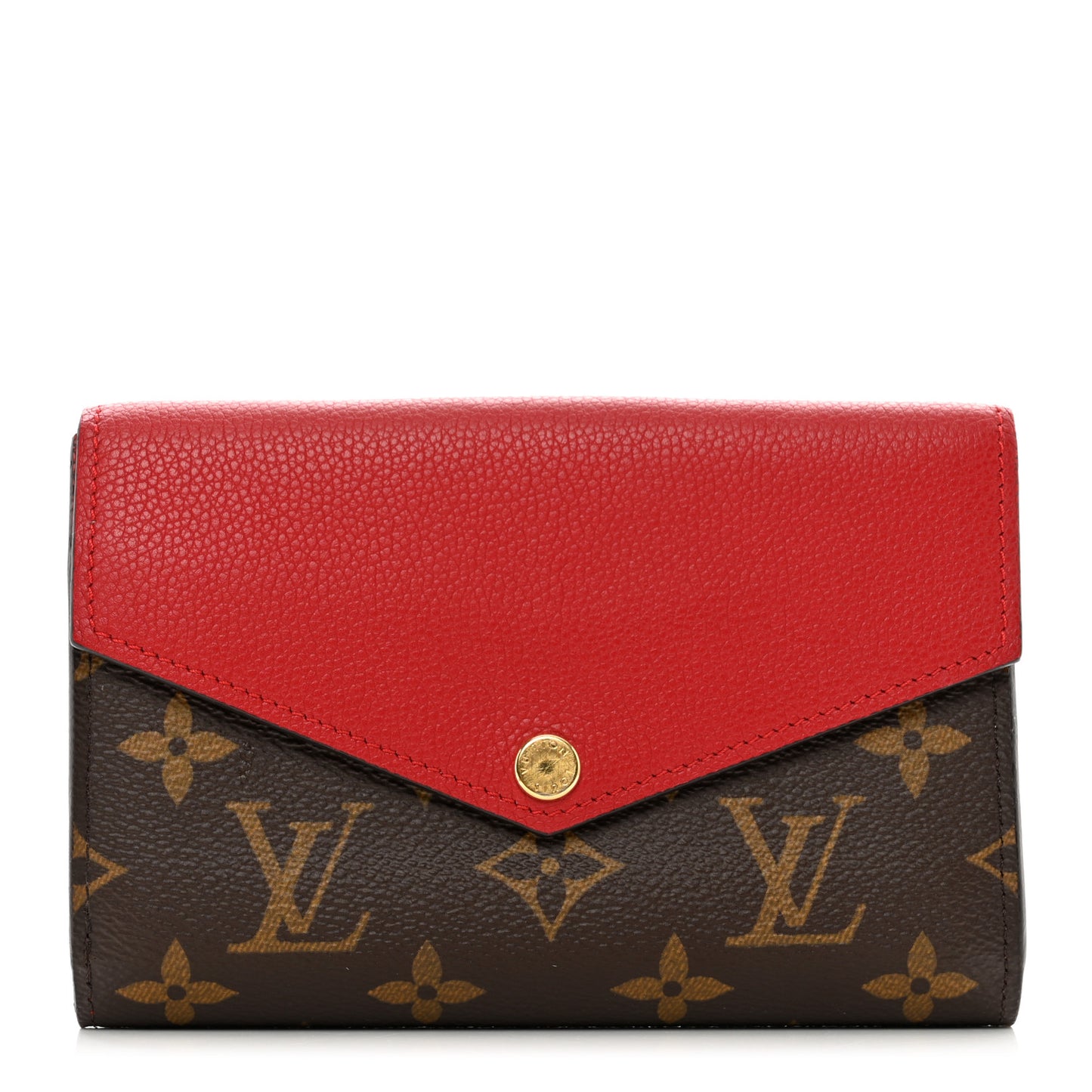 Monogram Pallas Compact Wallet Cherry