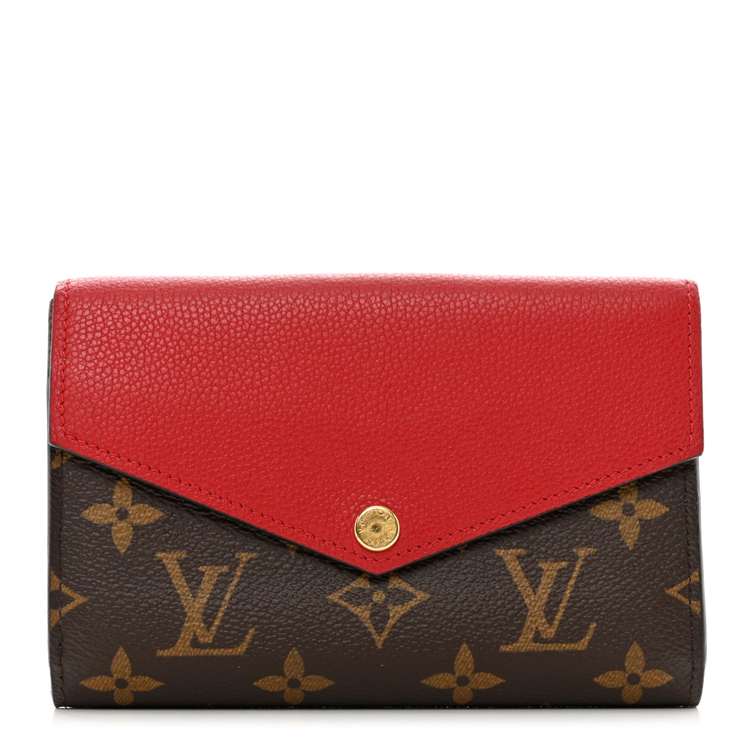 Louis Vuitton Monogram Pallas Compact Wallet Cherry 1 of 8