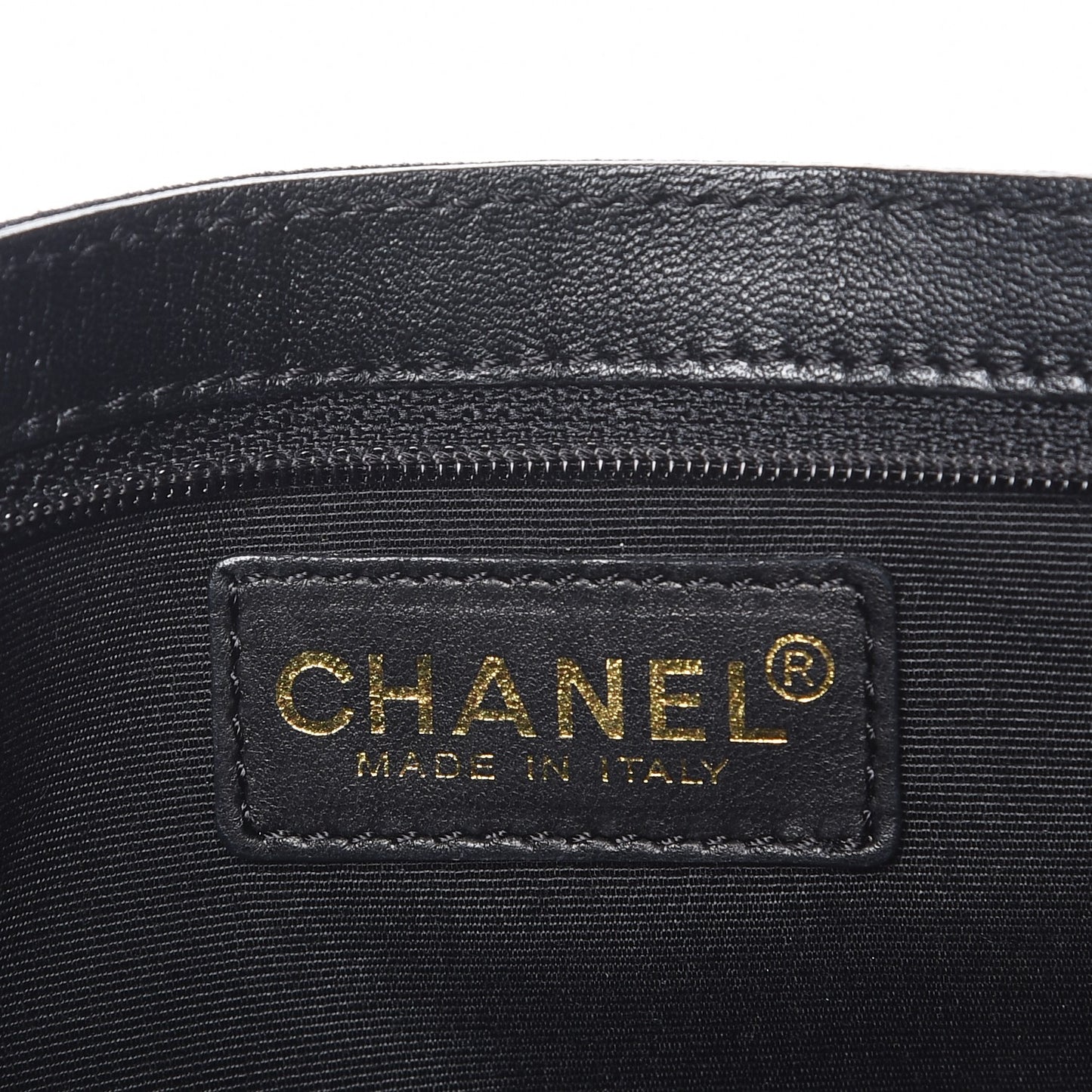 Printed Canvas Symbols Pochette Black