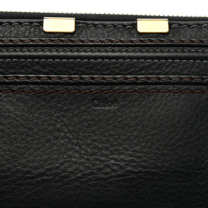 Chloe Grained Calfskin Marcie Long Zip Around Wallet Black 8 of 10