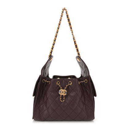Chanel Caviar Quilted Small Chanel 25 Handbag Dark Brown 1 of 11