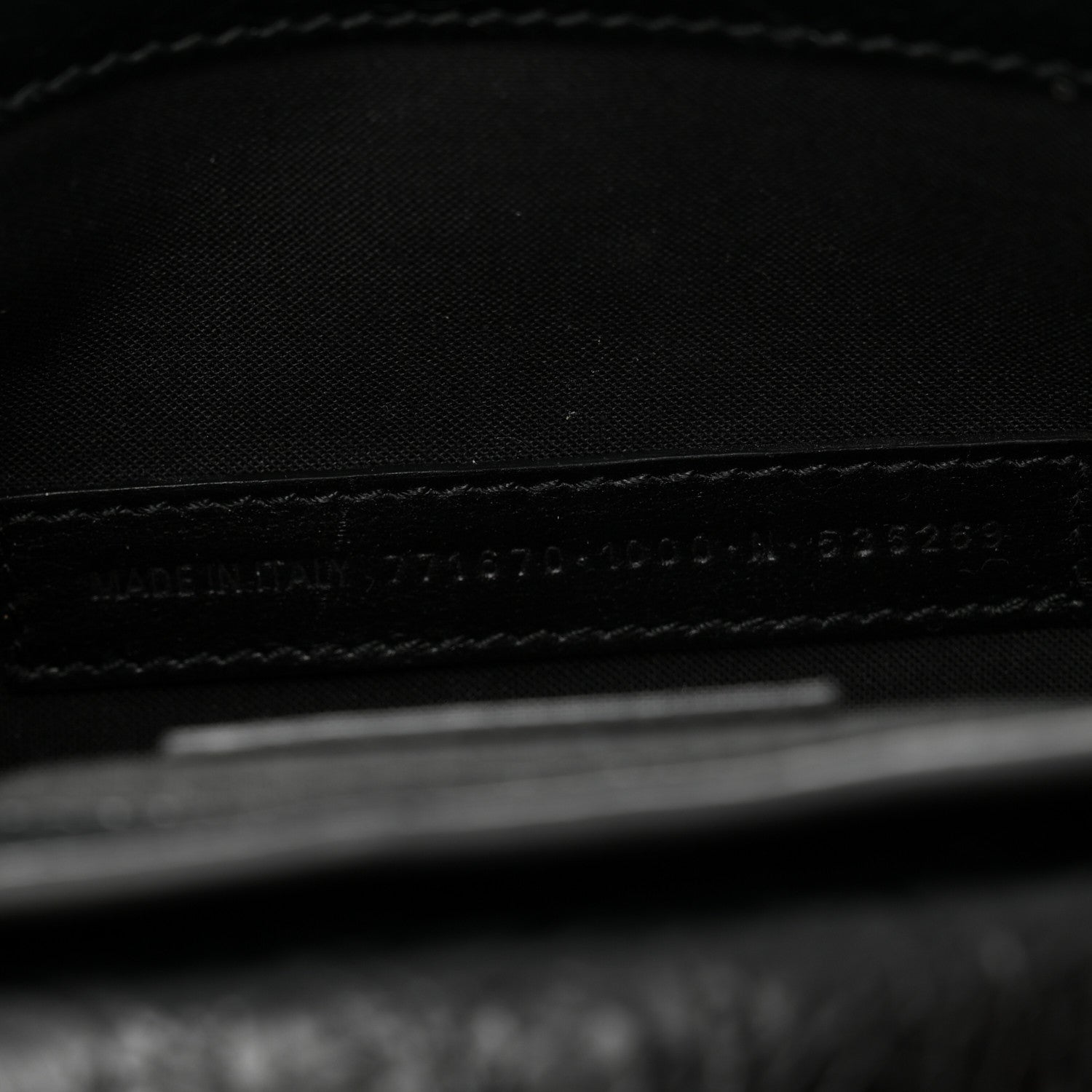 Balenciaga Agneau Arena Le Cagole Sling Bag XS Black 7 of 10