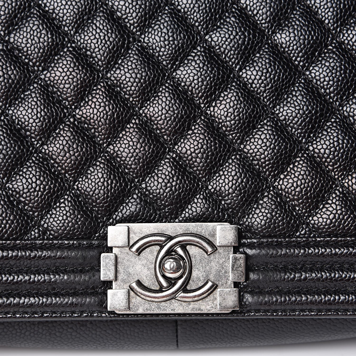 Chanel Caviar Quilted New Medium Boy Flap Black 10 of 13