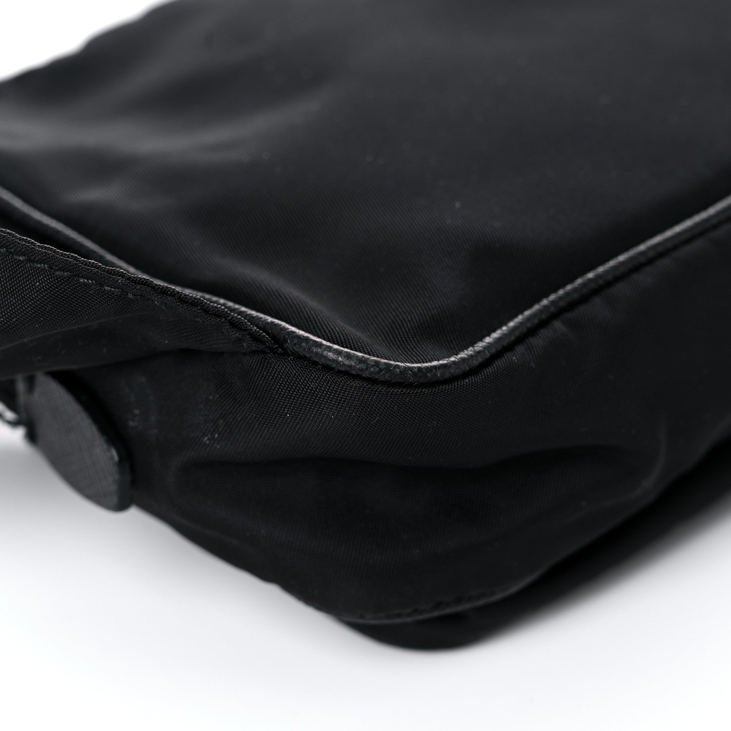 Prada Tessuto Nylon Saffiano Belt Bag Black 9 of 14