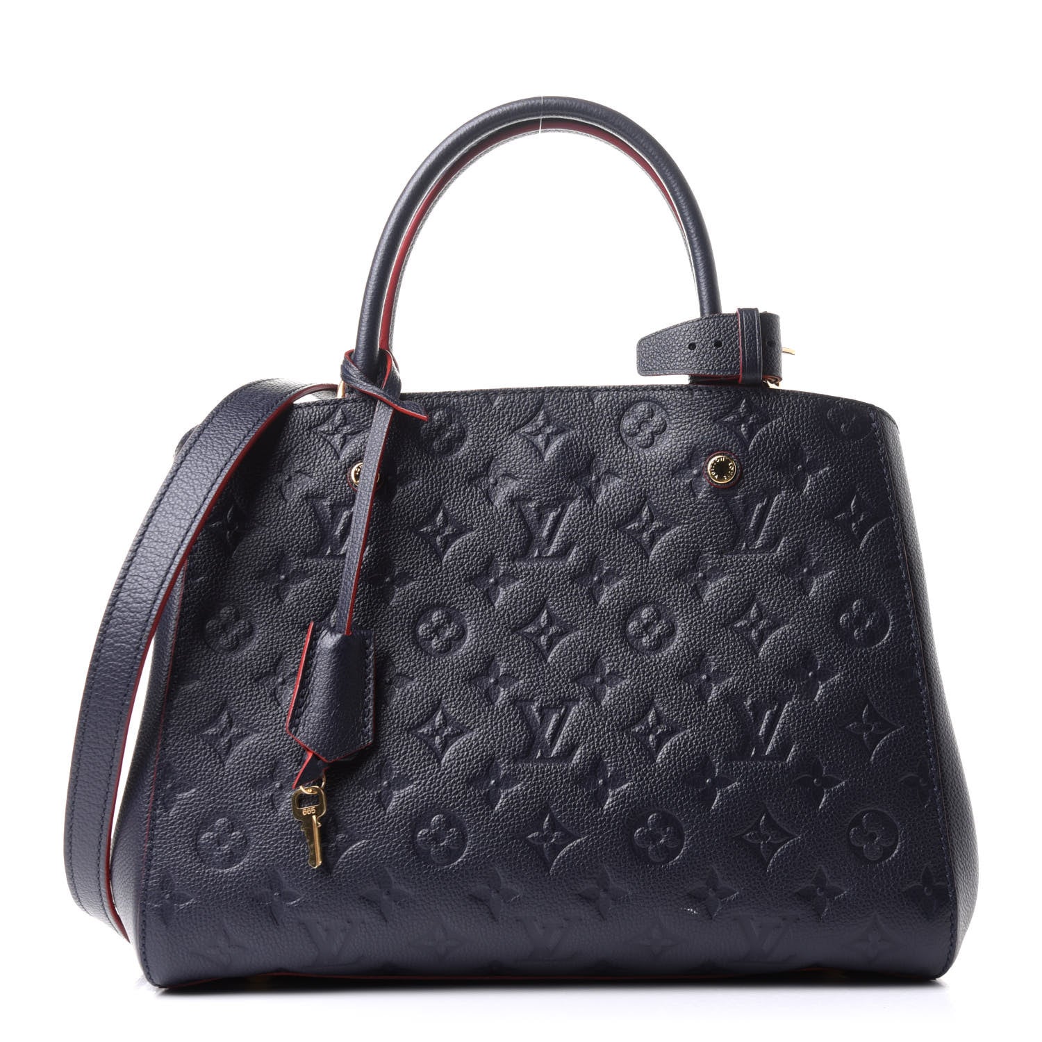 Louis Vuitton Empreinte Montaigne MM Marine Rouge 1 of 32
