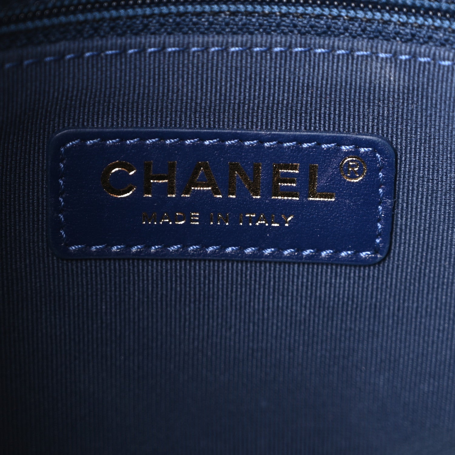 Chanel Caviar Quilted Chain Soul Flap Navy Blue 6 of 10