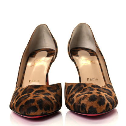 Christian Louboutin Veau Velours Kitty Round Chick 85 Pumps 41 Brown 4 of 27