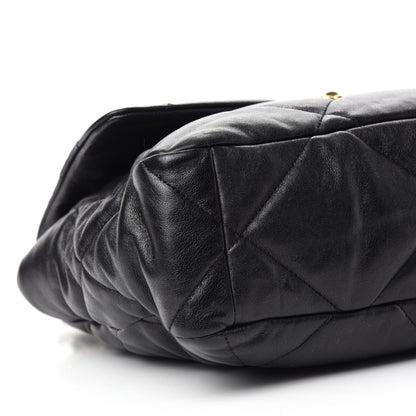 Chanel Goatskin Quilted Large Chanel 19 Flap Black 6 of 11