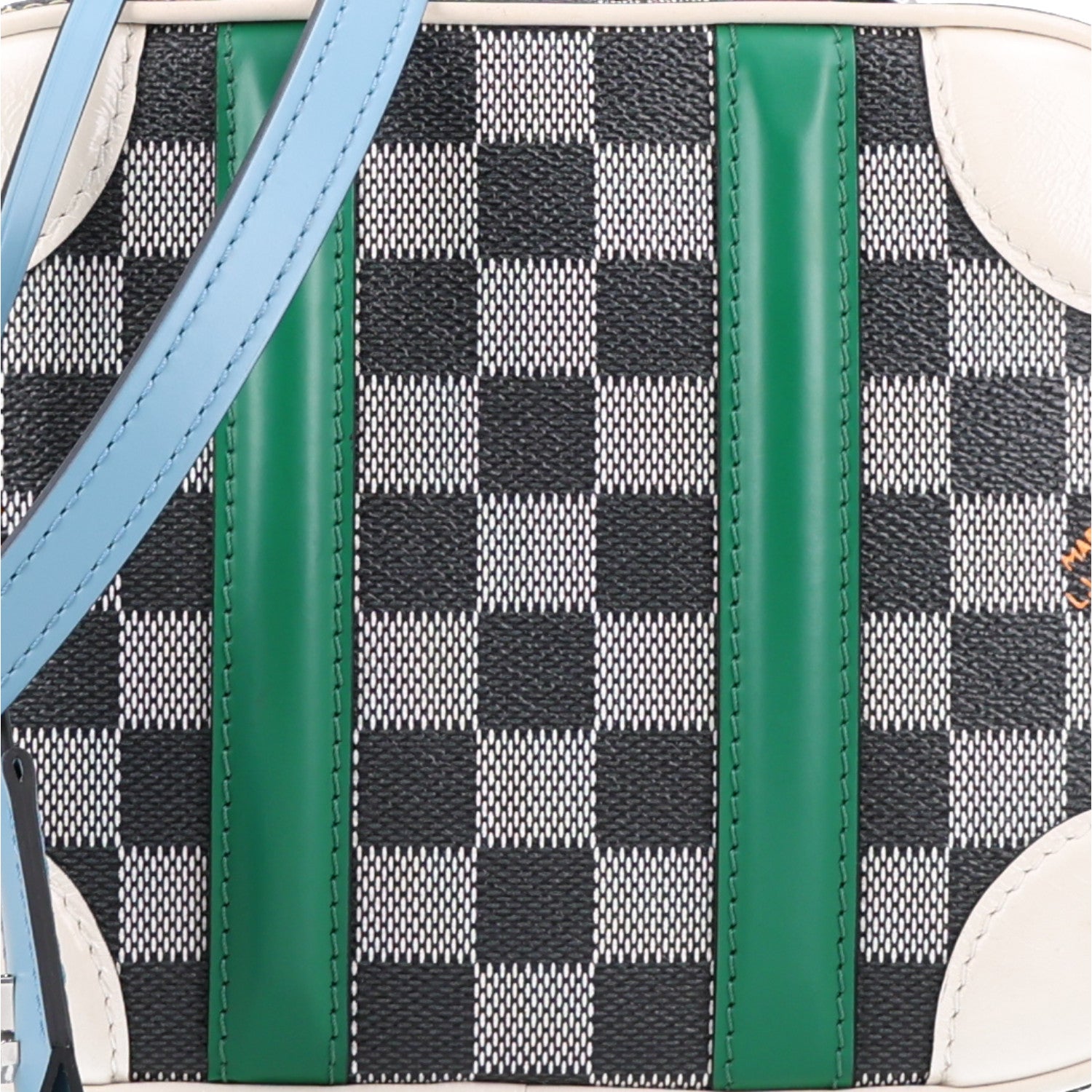 Louis Vuitton Damier Valisette BB Black White 8 of 10