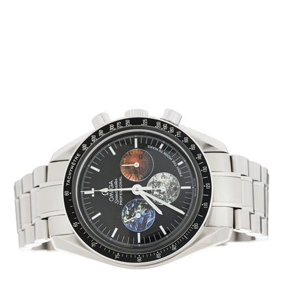 Omega Stainless Steel 42mm Speedmaster Moonwatch Moon To Mars Chronograph Manual Winding Watch Black 3577.50.00 2 of 5