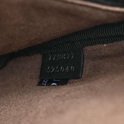 Gucci GG Supreme Monogram Belt Bag Black 7 of 10