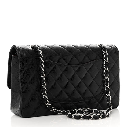 Chanel Caviar Quilted Medium Double Flap Black 3 of 10