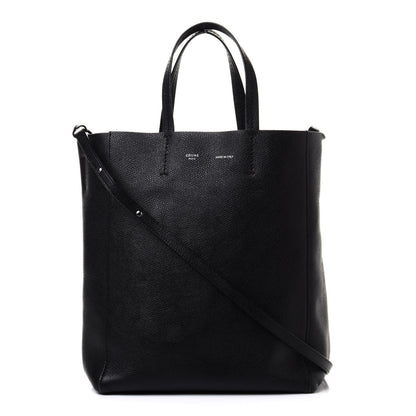 Celine Grained Calfskin Small Vertical Cabas Black 1 of 11