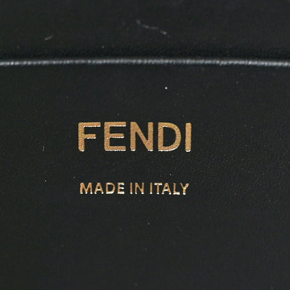Fendi Canvas Chinese New Year Tiger Embroidered Mini Baguette Black Dark Yellow 6 of 11
