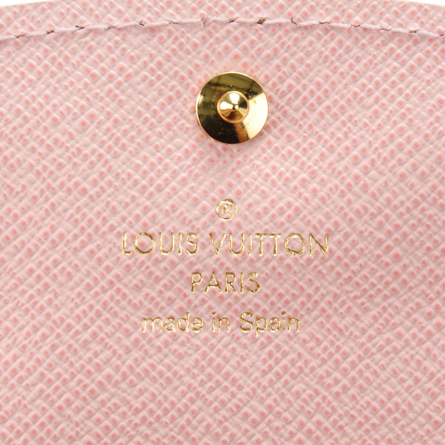 Damier Ebene Caissa Wallet Rose Ballerine