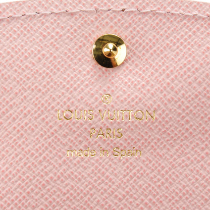 Louis Vuitton Damier Ebene Caissa Wallet Rose Ballerine 6 of 7