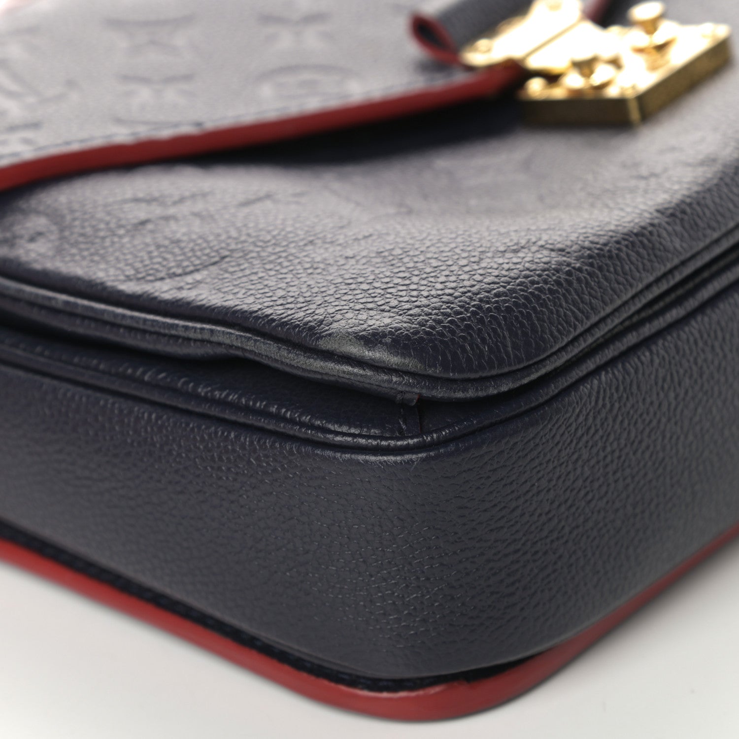 Louis Vuitton Empreinte Pochette Metis Marine Rouge 9 of 15