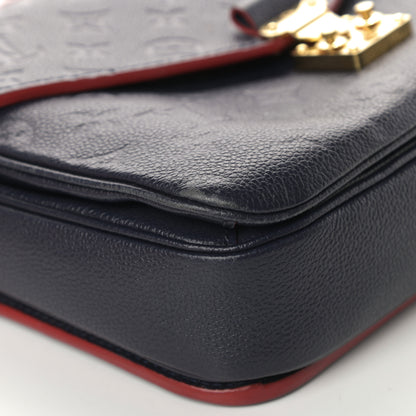 Louis Vuitton Empreinte Pochette Metis Marine Rouge 9 of 15