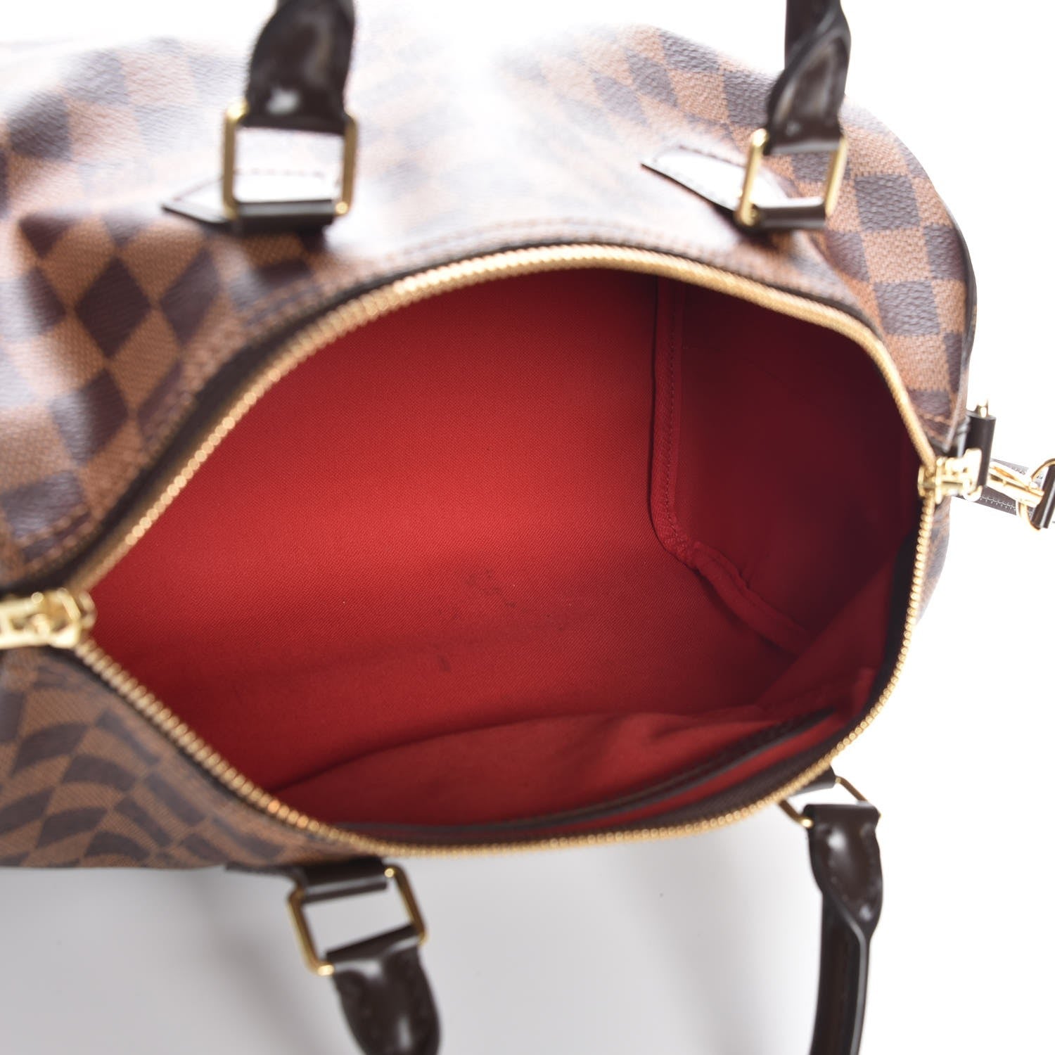 Louis Vuitton Damier Ebene Speedy Bandouliere 30 6 of 8