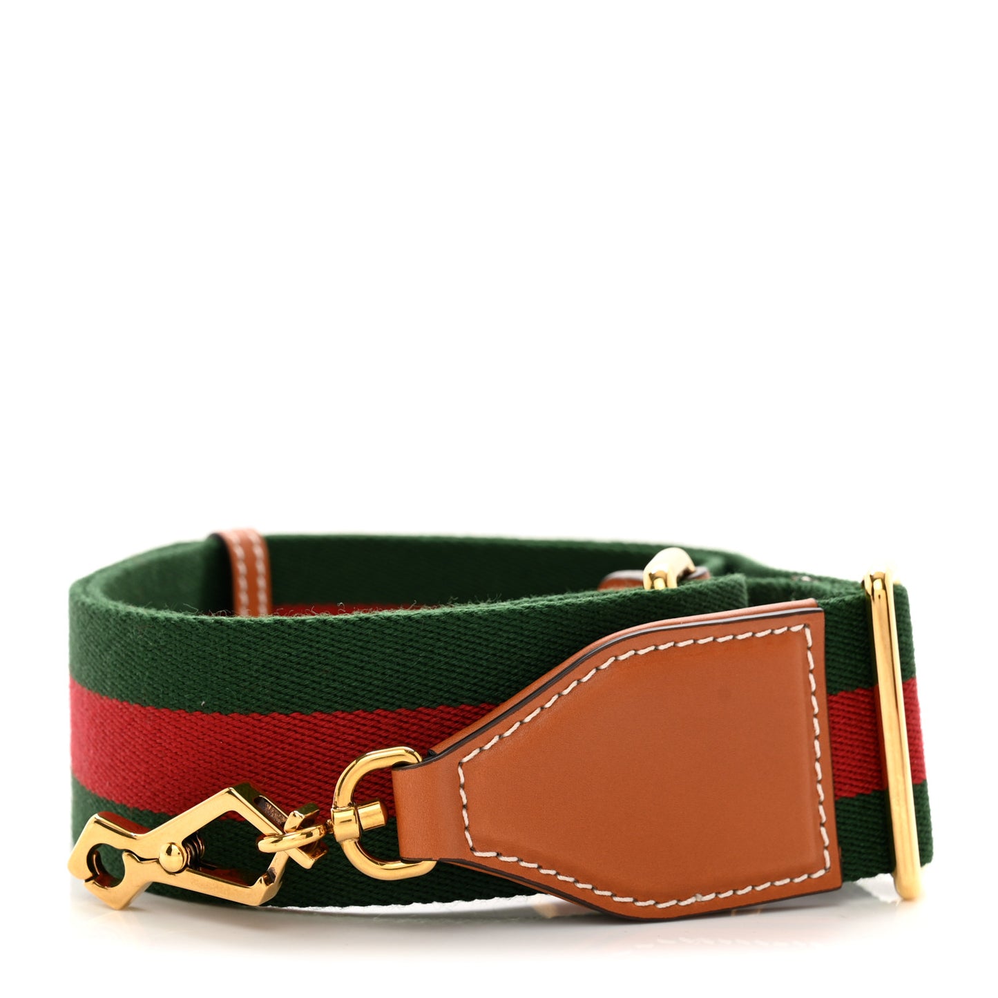 Canvas Web Shoulder Strap Green Red