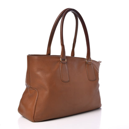 Celine Calfskin Top Handle Tote Tan 3 of 21