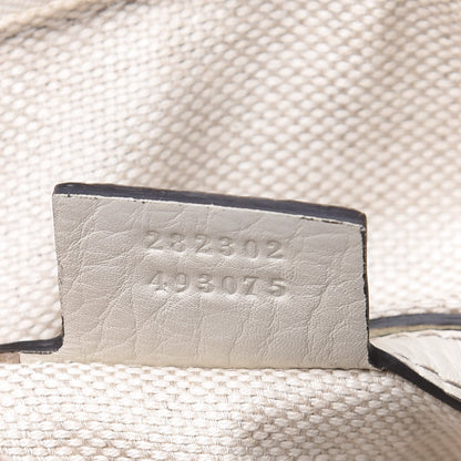 Gucci Pebbled Calfskin Medium Soho Boston Off White 6 of 11