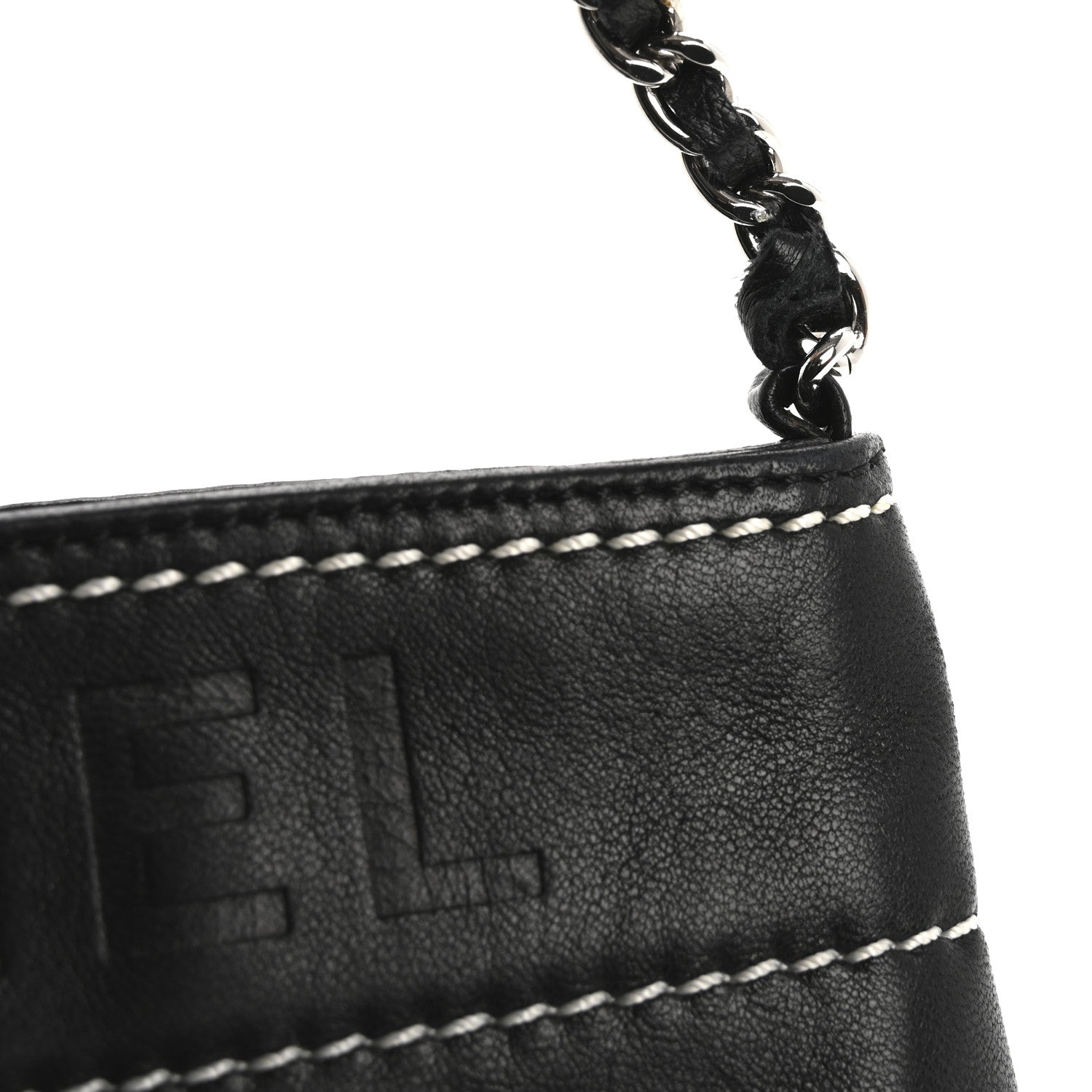 Chanel Lambskin Lax Pochette Black 12 of 12