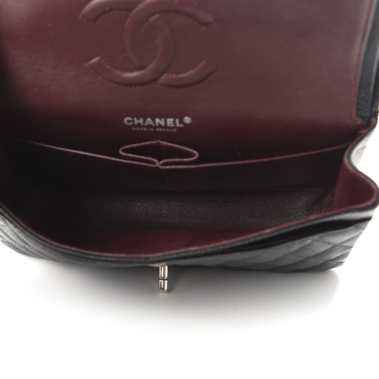 Chanel Caviar Quilted Medium Double Flap Black 5 of 10
