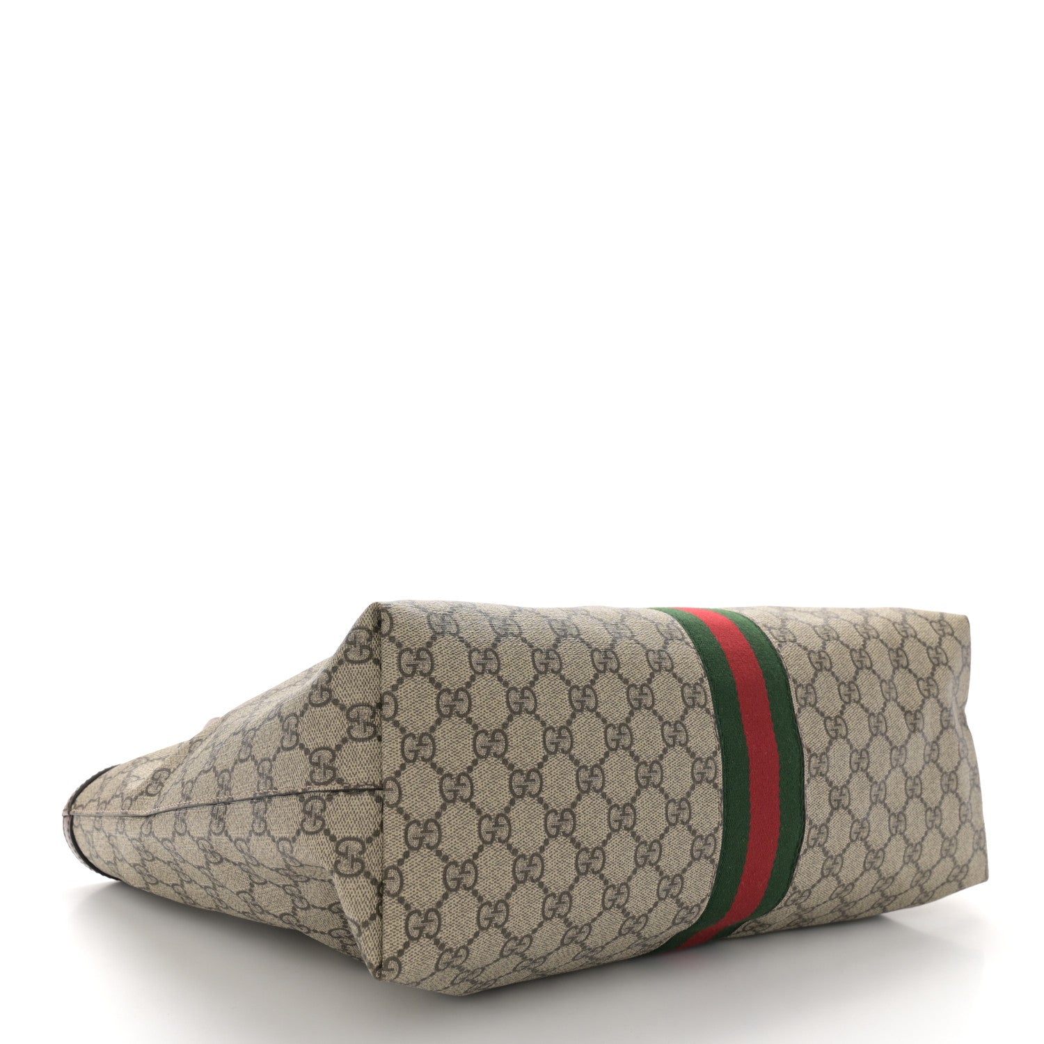 Gucci GG Supreme Monogram Medium Ophidia Shopping Tote Brown 4 of 11