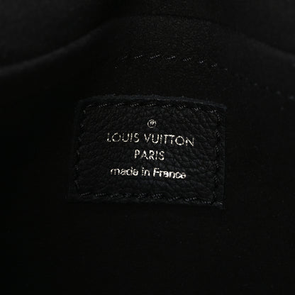 Louis Vuitton Soft Calfskin Mylockme Chain Bag BB Black 6 of 9