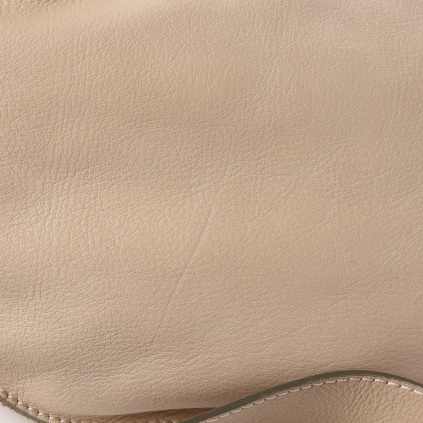 Calfskin Medium Marcie Round Zip Crossbody Bag Angora Beige