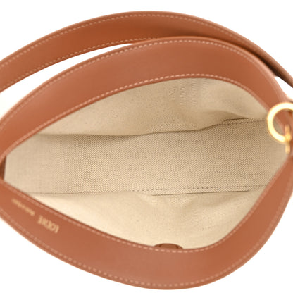 Loewe Jacquard Anagram Calfskin Small Luna Bag Tan Pecan 5 of 10